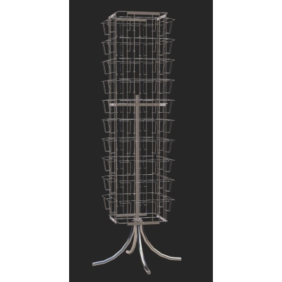 Стойка для открыток Сот-5 600х1850х600 мм (80 карманов, А5)