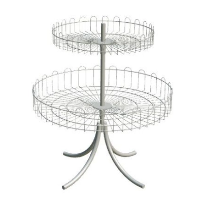 Стойка универсальная напольная Солнышко Ср2 810х580х1300 мм (2 корзины, вращающиеся)