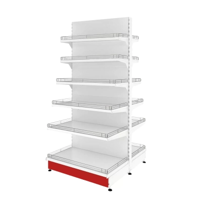 Островной стеллаж Купец 1200x500x2600 мм (6 полок)