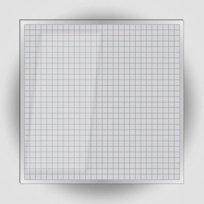 Панель сетка 1000х1000 мм (Хром)