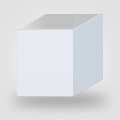 Короб пластиковый прозрачный 01-030-СL 150х150х178 мм