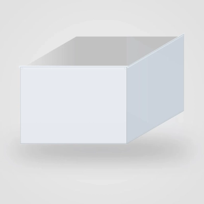 Короб пластиковый прозрачный 01-210-СL 136х140х98 мм