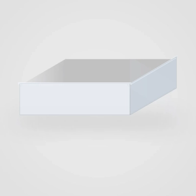 Короб пластиковый прозрачный 01-330-СL 344х280х98 мм